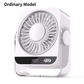 Tragbarer Tisch- und Wandventilator mit LED-Anzeige