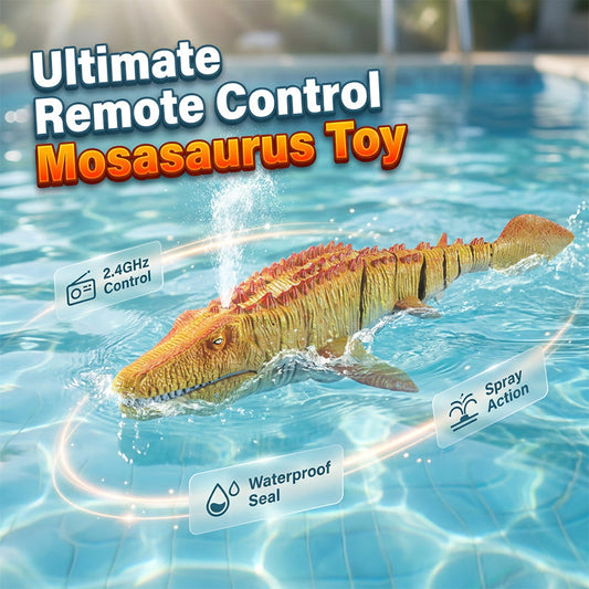 2.4-GHz-RC-Mosasaurus-Schwimmspielzeug mit Sprühfunktion