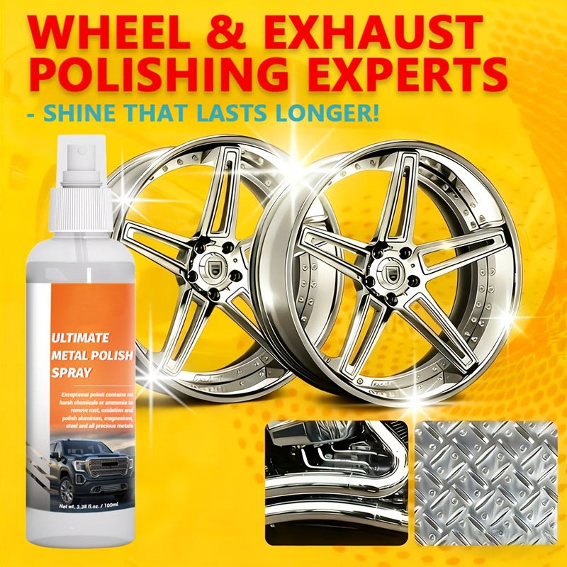 Ultimatives Metallpolierspray