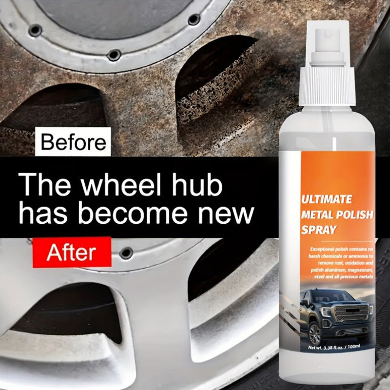 Ultimatives Metallpolierspray