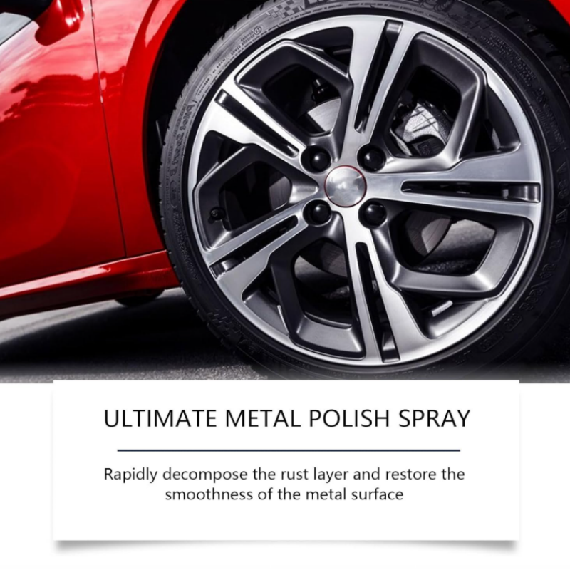 Ultimatives Metallpolierspray