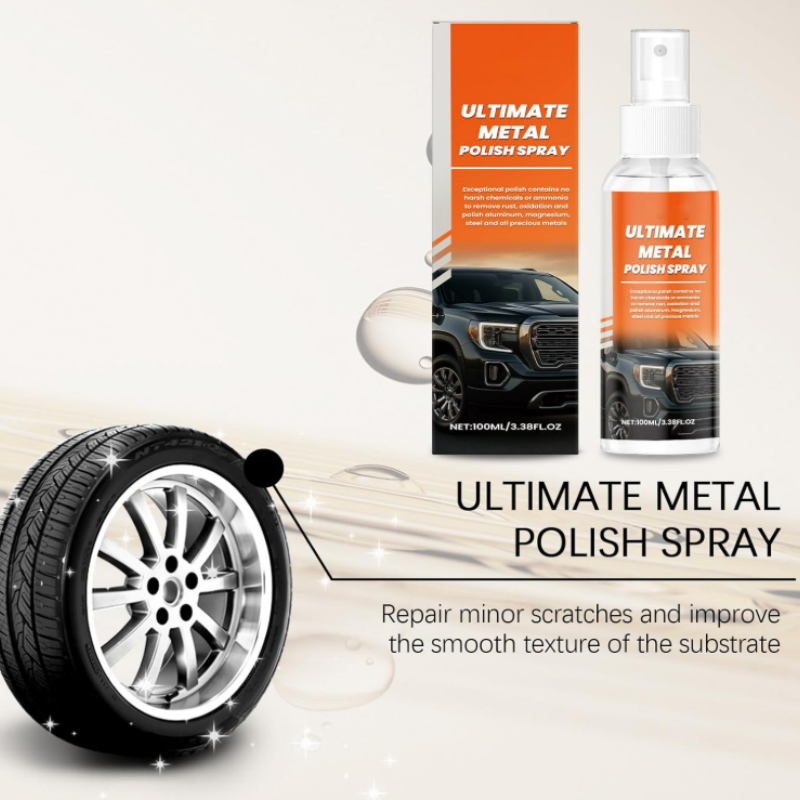 Ultimatives Metallpolierspray