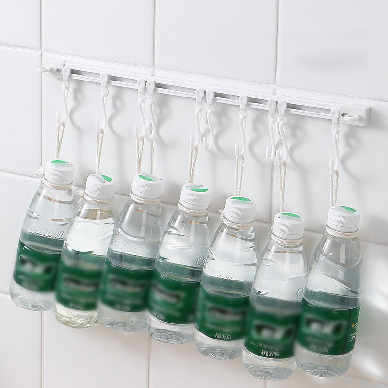 Bohrfreie, verschiebbare Haken für Schienenorganizer