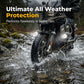 🏍️ 50% RABATT! 💡 Universal Motorrad LED Scheinwerfer – Zweifarbiges Zusatz-Fahrlicht – Weiß/Amber, wasserdicht & einfach zu montieren – erhöht die Sichtbarkeit bei Tag und Nacht – perfekt für Straße und Gelände 🌙