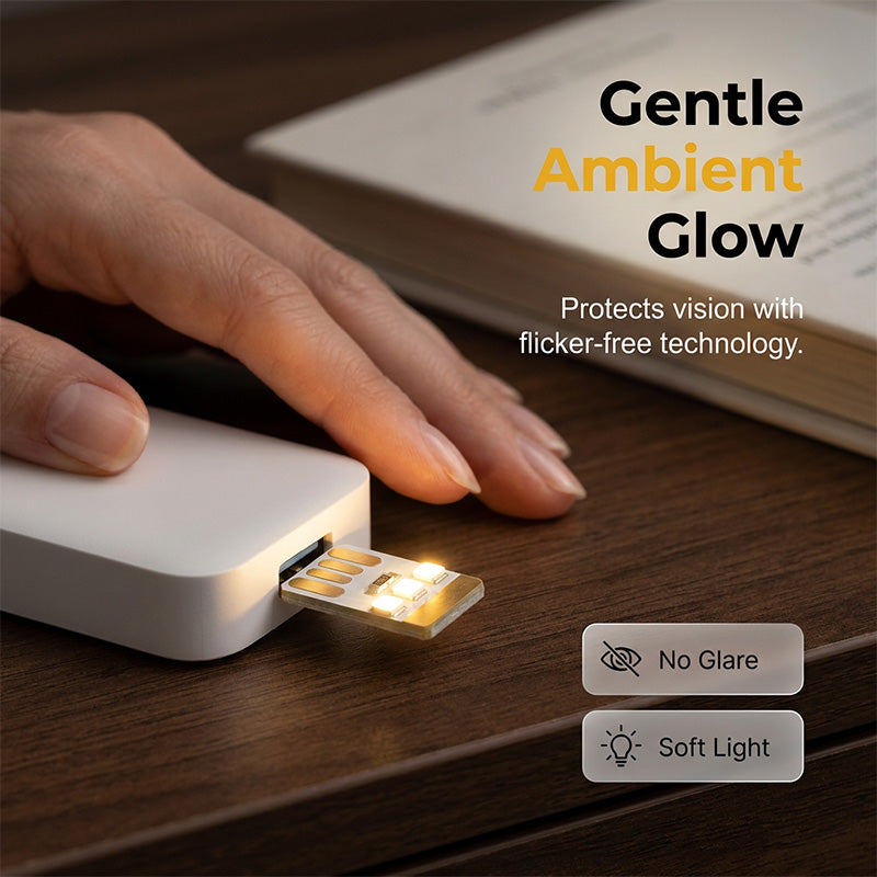 Mini-tragbare USB-LED-Nachtleuchte