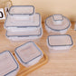 🍱 Vorratsdosen-Set mit Deckeln – 12/16-teiliges Set, ♻️ wiederverwendbar – 💧 auslaufsicher, geeignet für Gefrierschrank ❄️, Backofen 🔥, Mikrowelle ⏲️ und Spülmaschine 🍽️