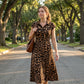 👗🐆 55% RABATT! Elegantes Damen-Kleid mit Leopardenprint & Reverskragen – Stilvoll, figurbetont & perfekt für Büro, Dinner & besondere Anlässe ✨