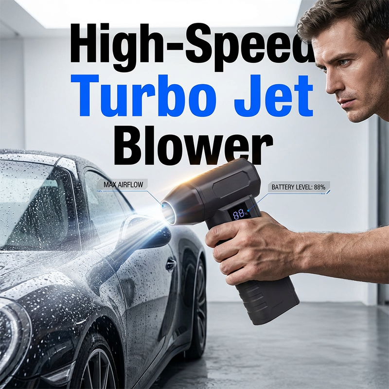 Kabelloser Hochgeschwindigkeits-Turbo-Luftbläser mit Digitalanzeige