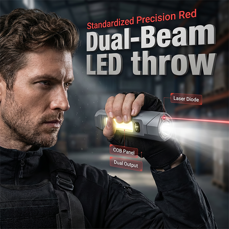 Infrarot-Laser-Taschenlampe mit COB-Magnetfuß