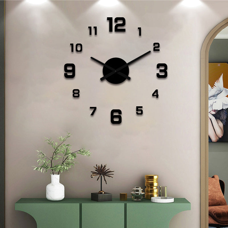 3D DIY Leuchtende Acryl-Wanduhr-Set
