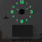 3D DIY Leuchtende Acryl-Wanduhr-Set