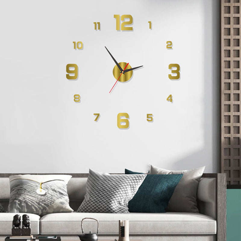 3D DIY Leuchtende Acryl-Wanduhr-Set