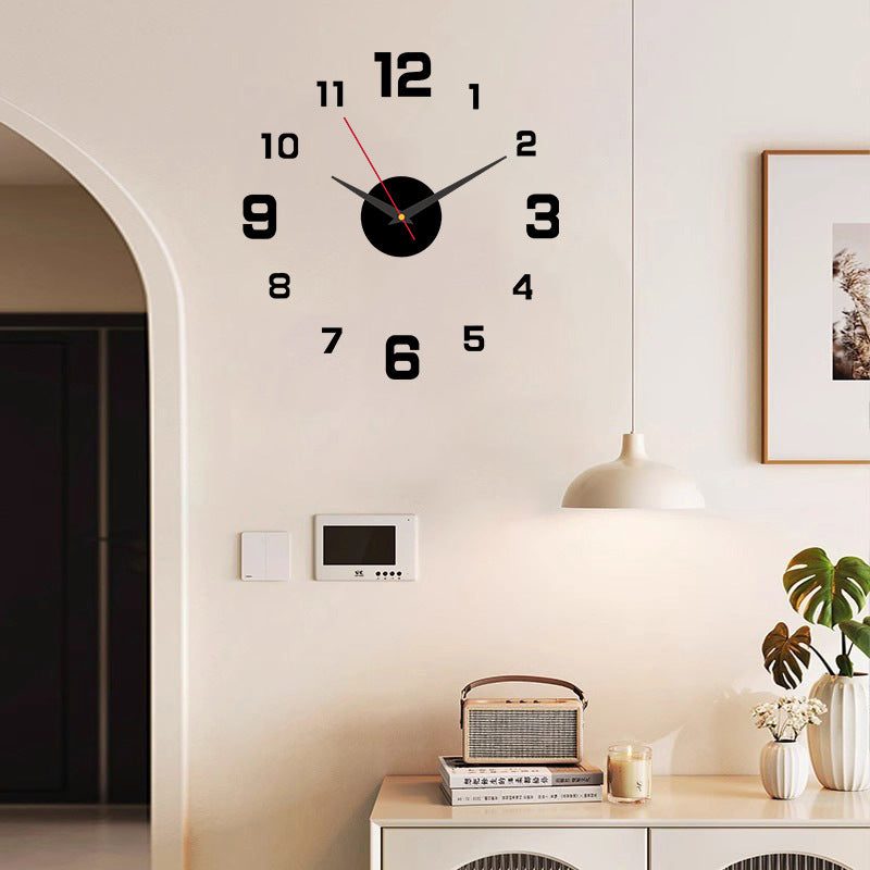 3D DIY Leuchtende Acryl-Wanduhr-Set