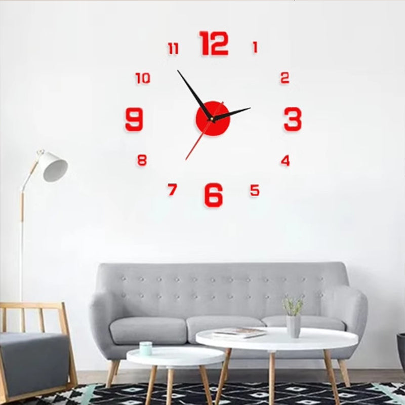 3D DIY Leuchtende Acryl-Wanduhr-Set