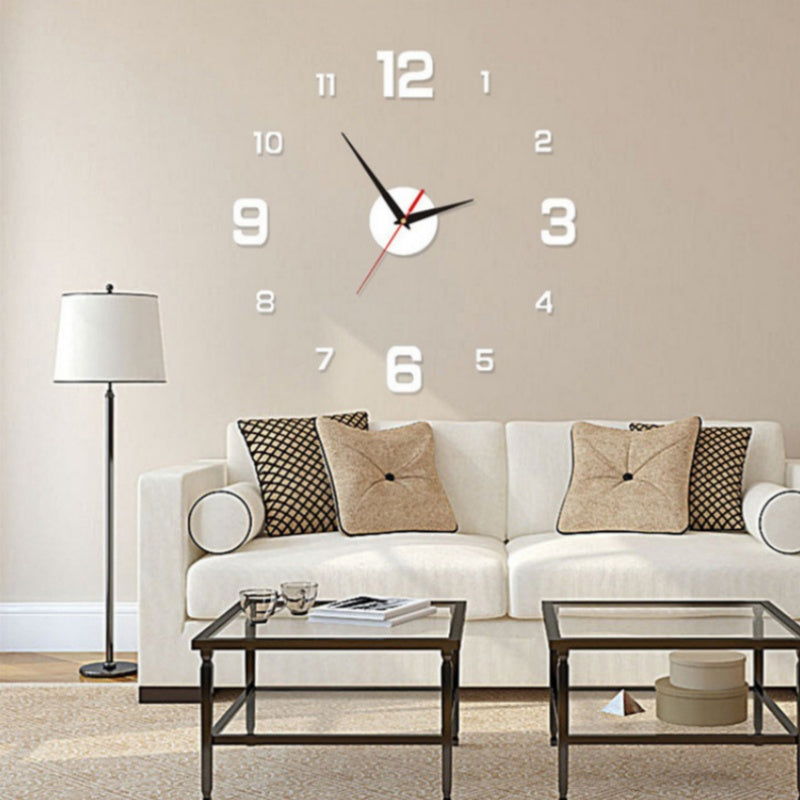 3D DIY Leuchtende Acryl-Wanduhr-Set