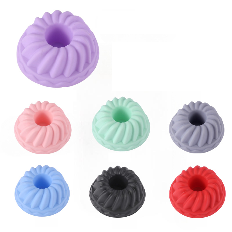Silikonbackförmchen im Donut-Stil