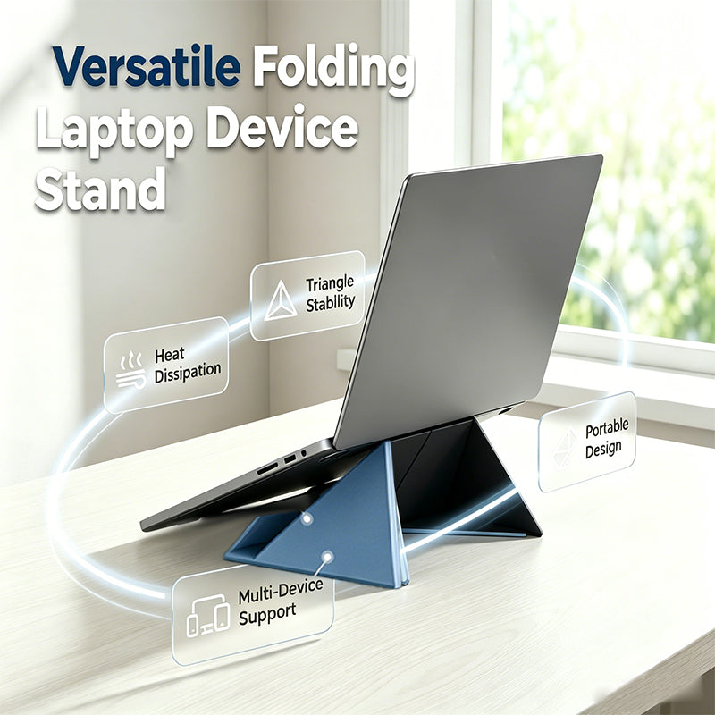 Multifunktionaler, faltbarer Laptopständer und Tablet-/Smartphone-Halter