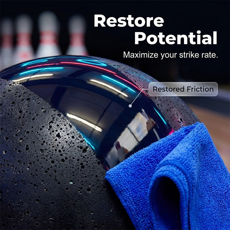 🥳2026 HEIßER VERKAUF🥳💞50.000 VERKAUFT!🎳💪 50% RABATT! Profi-Bowlingball-Reiniger – Entfernt sofort Bahnöl. Inklusive hochwertigem Handtuch. Hält deinen Ball wie neu in Form! ✨