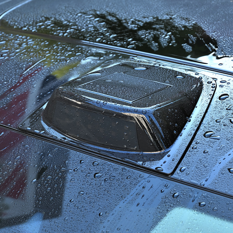 Solarbetriebene Diebstahlwarnleuchte für Autos