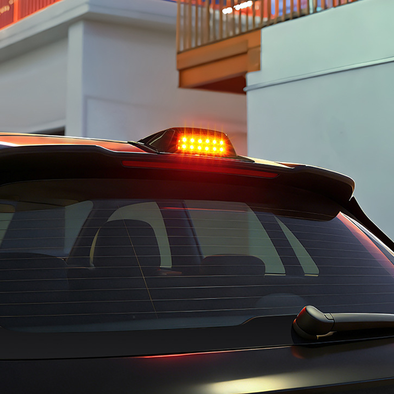Solarbetriebene Diebstahlwarnleuchte für Autos