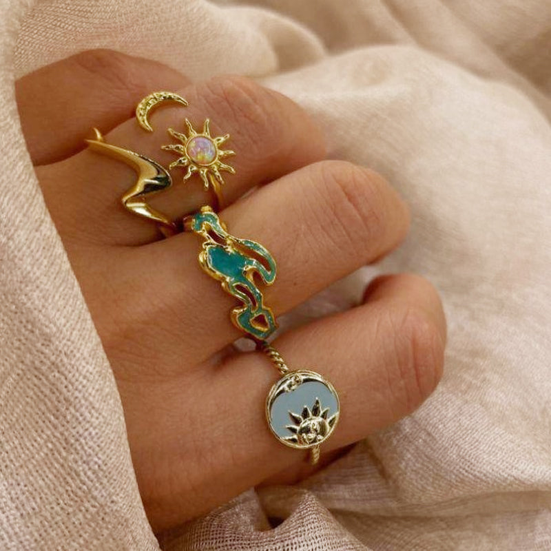 Verstellbarer Schwanzring, Marineschmuck
