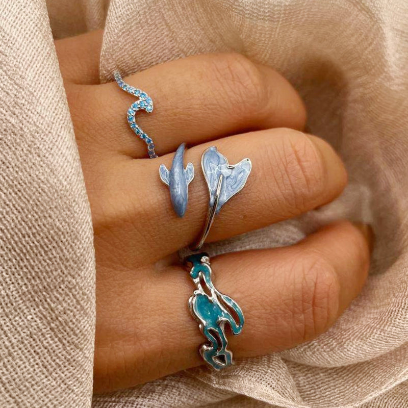Verstellbarer Schwanzring, Marineschmuck