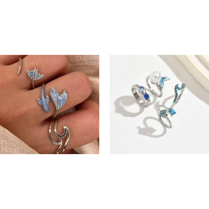 Verstellbarer Schwanzring, Marineschmuck