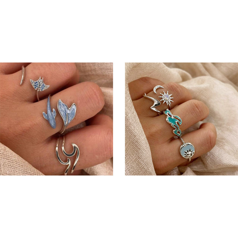 Verstellbarer Schwanzring, Marineschmuck