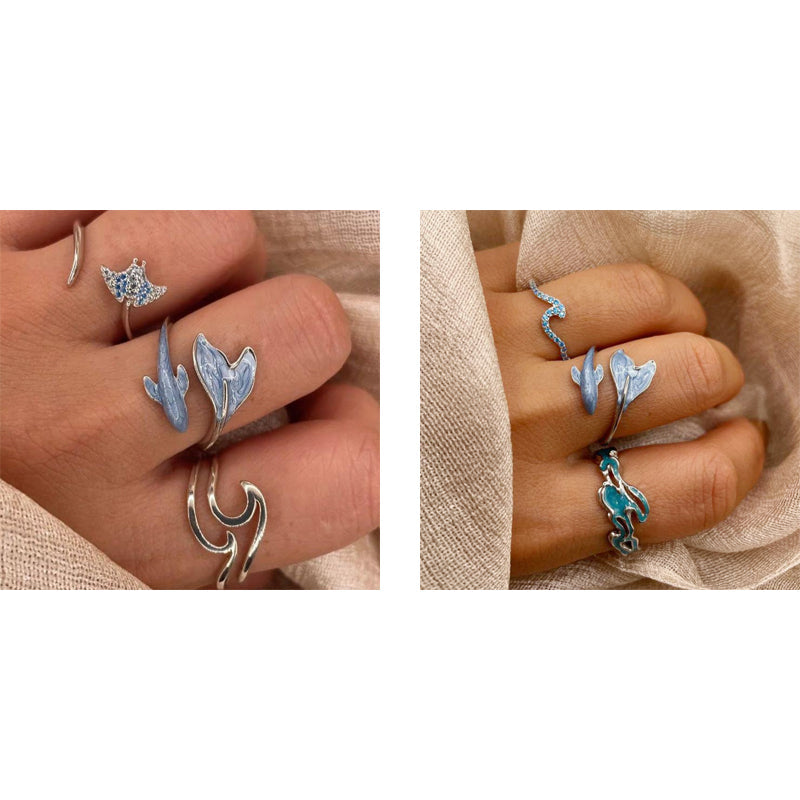 Verstellbarer Schwanzring, Marineschmuck