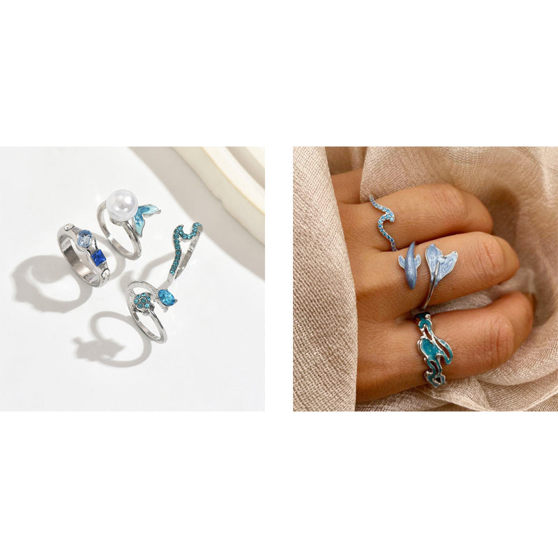 Verstellbarer Schwanzring, Marineschmuck