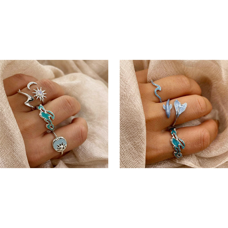 Verstellbarer Schwanzring, Marineschmuck