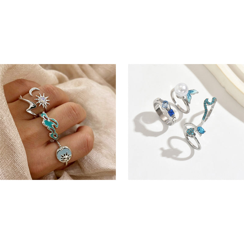 Verstellbarer Schwanzring, Marineschmuck