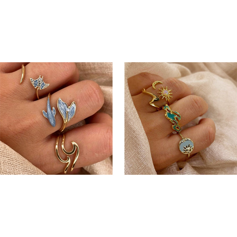 Verstellbarer Schwanzring, Marineschmuck