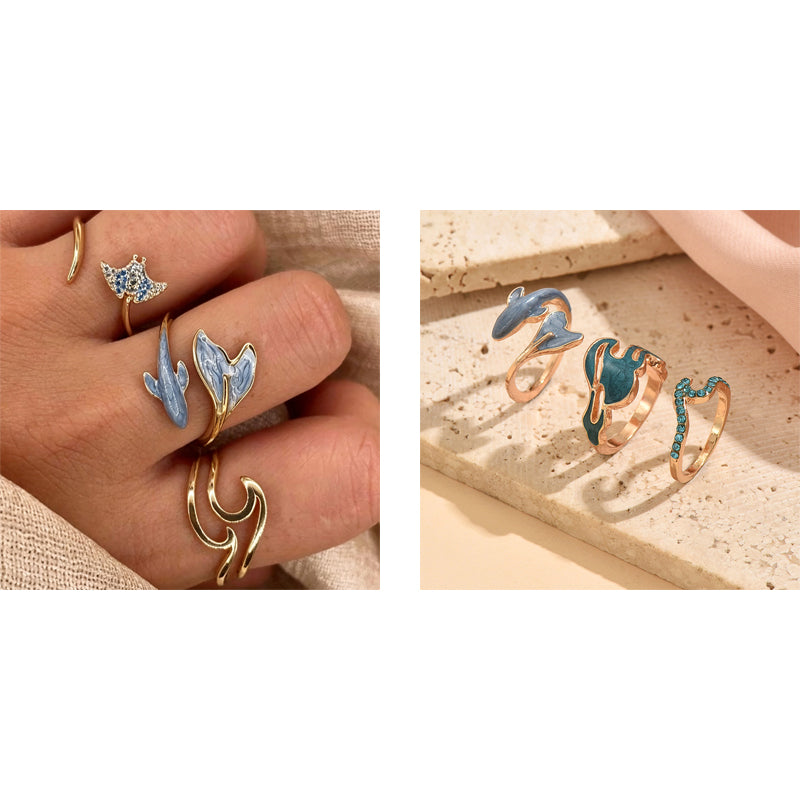 Verstellbarer Schwanzring, Marineschmuck