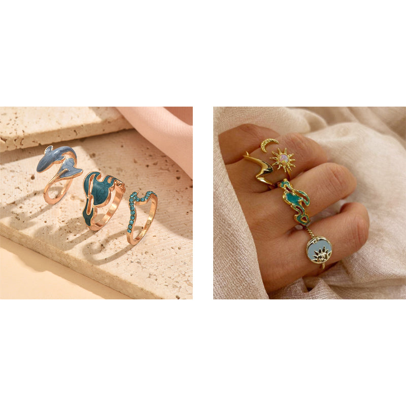 Verstellbarer Schwanzring, Marineschmuck