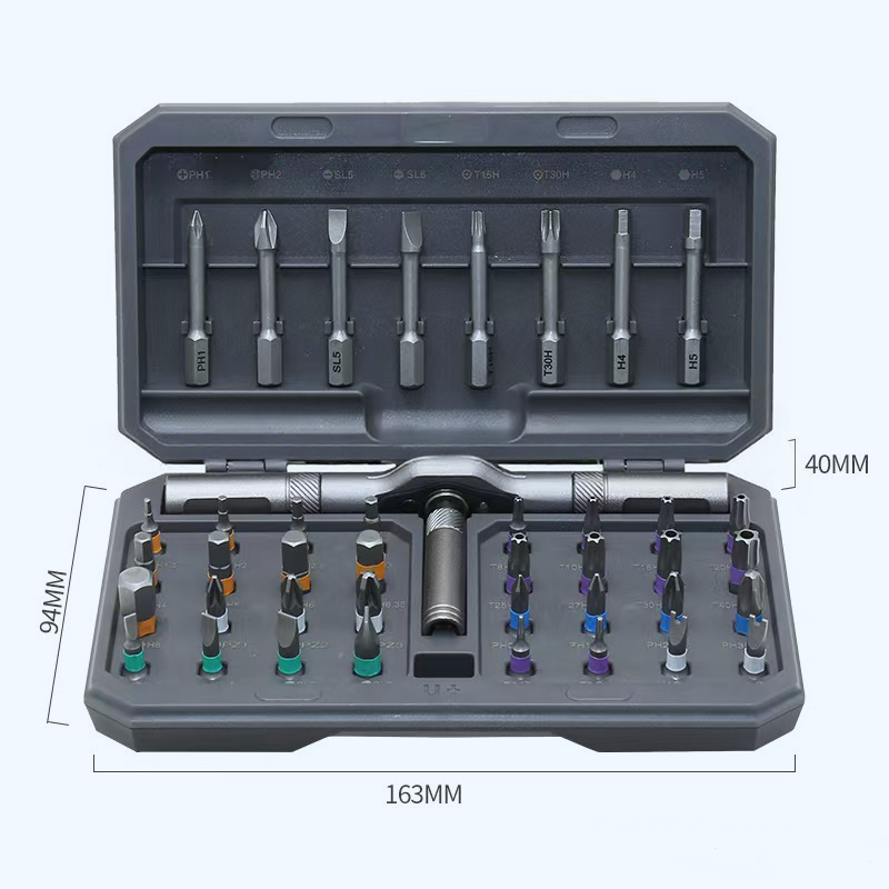 42-in-1 Magnetschraubendreher-Set mit Etui