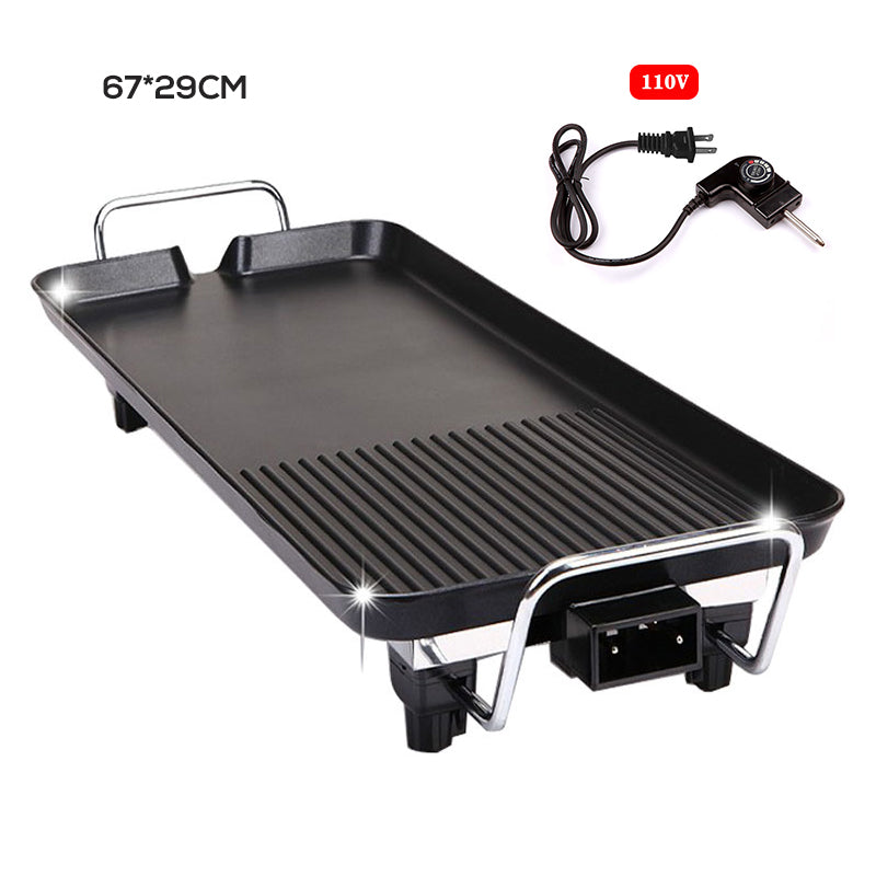 Elektrische Grillplatte mit zwei Kochzonen