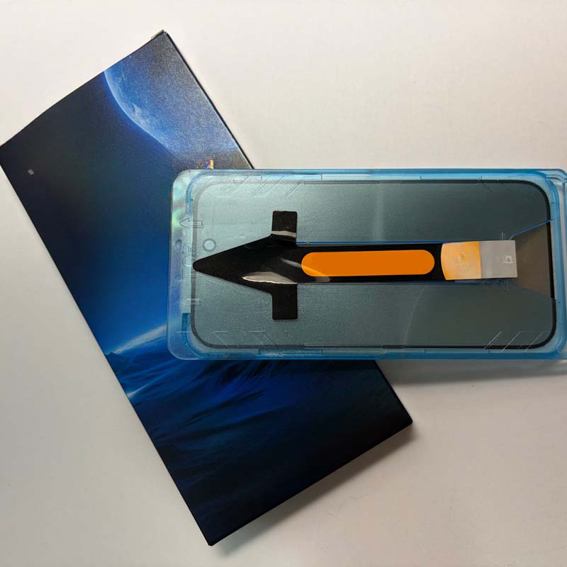 Staubfreies Auto-Ausrichtungs-Displayschutzfolien-Set