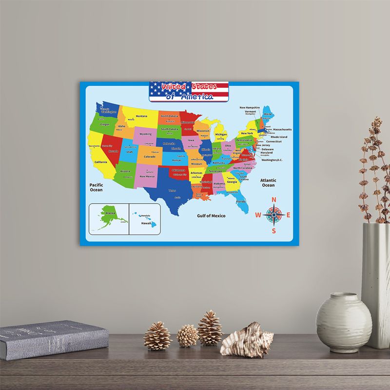 🗺️📚 Lern-Wandkarte für Kinder – Welt & Sonnensystem, 60x45 cm, bunt & pädagogisch, jetzt −50%