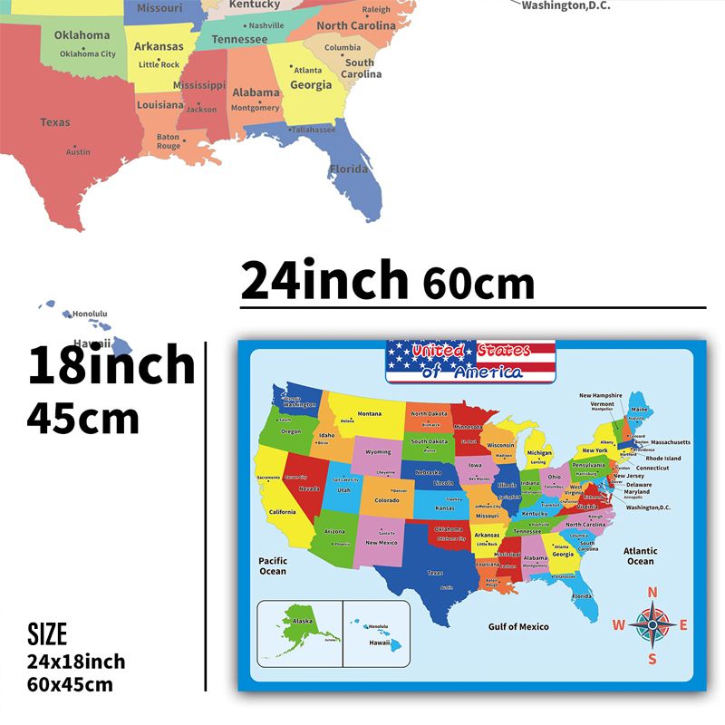 🗺️📚 Lern-Wandkarte für Kinder – Welt & Sonnensystem, 60x45 cm, bunt & pädagogisch, jetzt −50%