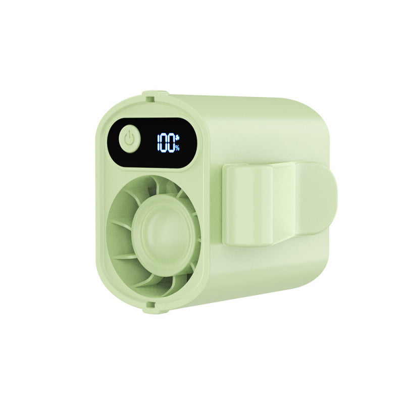 Tragbarer Clip-Ventilator mit Digitalanzeige