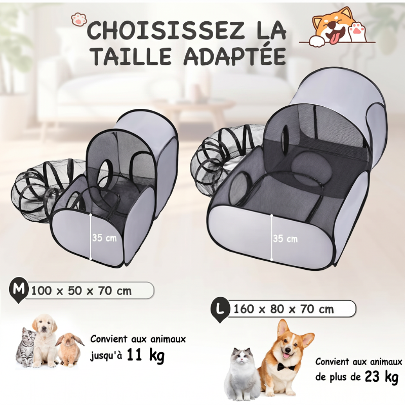 🐱 50% RABATT! 🏠 Vielseitiges Katzenhaus mit Zaun – Atmungsaktiv, waschbar & faltbar – Perfekt als Rückzugsort, Spielbereich oder Wurfkiste – gemütlich & praktisch 🐾✨