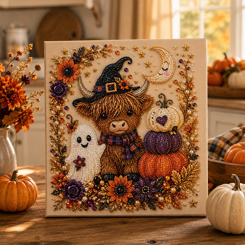 🔥🎁Letzter Tag: 50 % Rabatt – 👻✨Halloween Geisterperlen-Bastelset