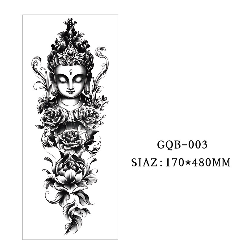 Große temporäre Tattoos für den gesamten Ärmel