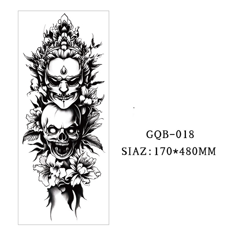 Große temporäre Tattoos für den gesamten Ärmel