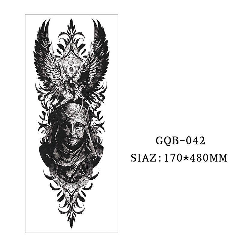 Große temporäre Tattoos für den gesamten Ärmel