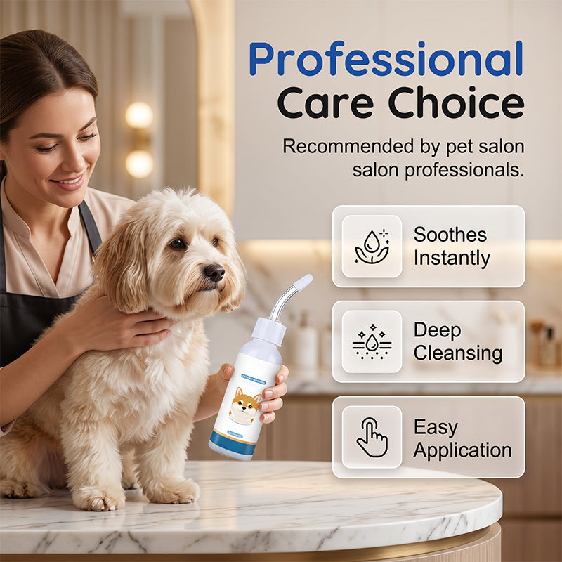 🐶 KAUFE 2, ERHALTE 1 GRATIS! 🐱 Sanfte Tierohrreiniger-Lösung – Sicher & schnell reinigend – Mit flexibler Silikonspitze – ideal für Hunde & Katzen – sanft & effektiv 🧴✨👂