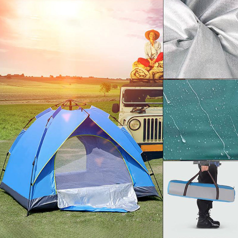 🔥Sonderangebot – Automatisches, schnell aufzubauendes, regensicheres Campingzelt-Set