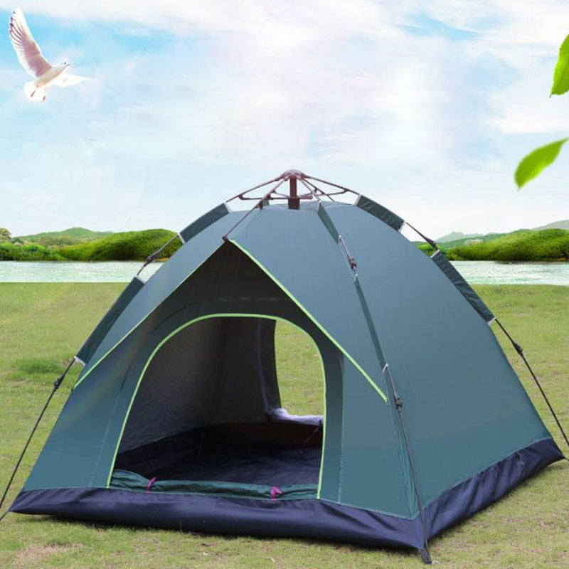 🔥Sonderangebot – Automatisches, schnell aufzubauendes, regensicheres Campingzelt-Set