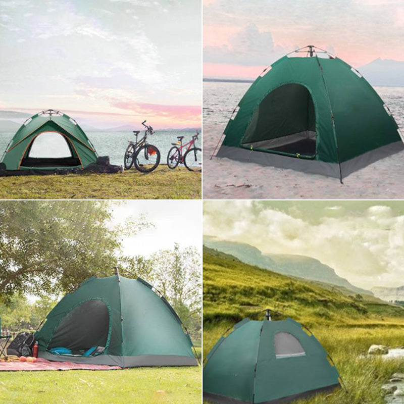 🔥Sonderangebot – Automatisches, schnell aufzubauendes, regensicheres Campingzelt-Set